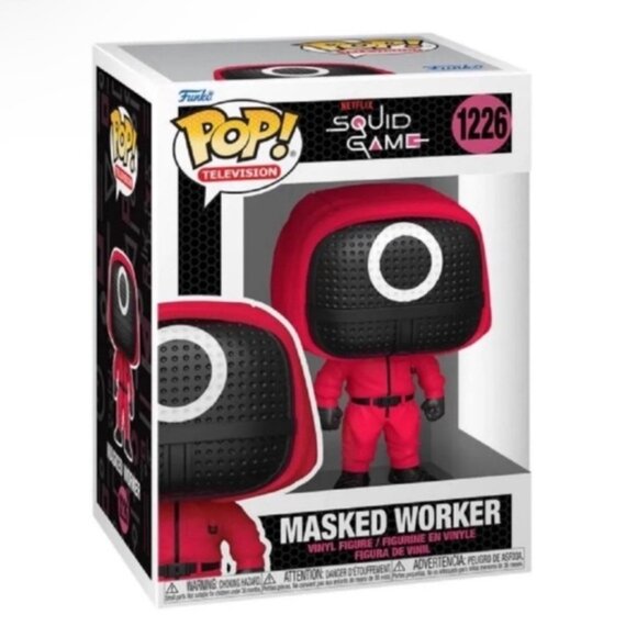 Funko Pop Squid Game- Masked Worker MulticolourCircle - Picture 1 of 3